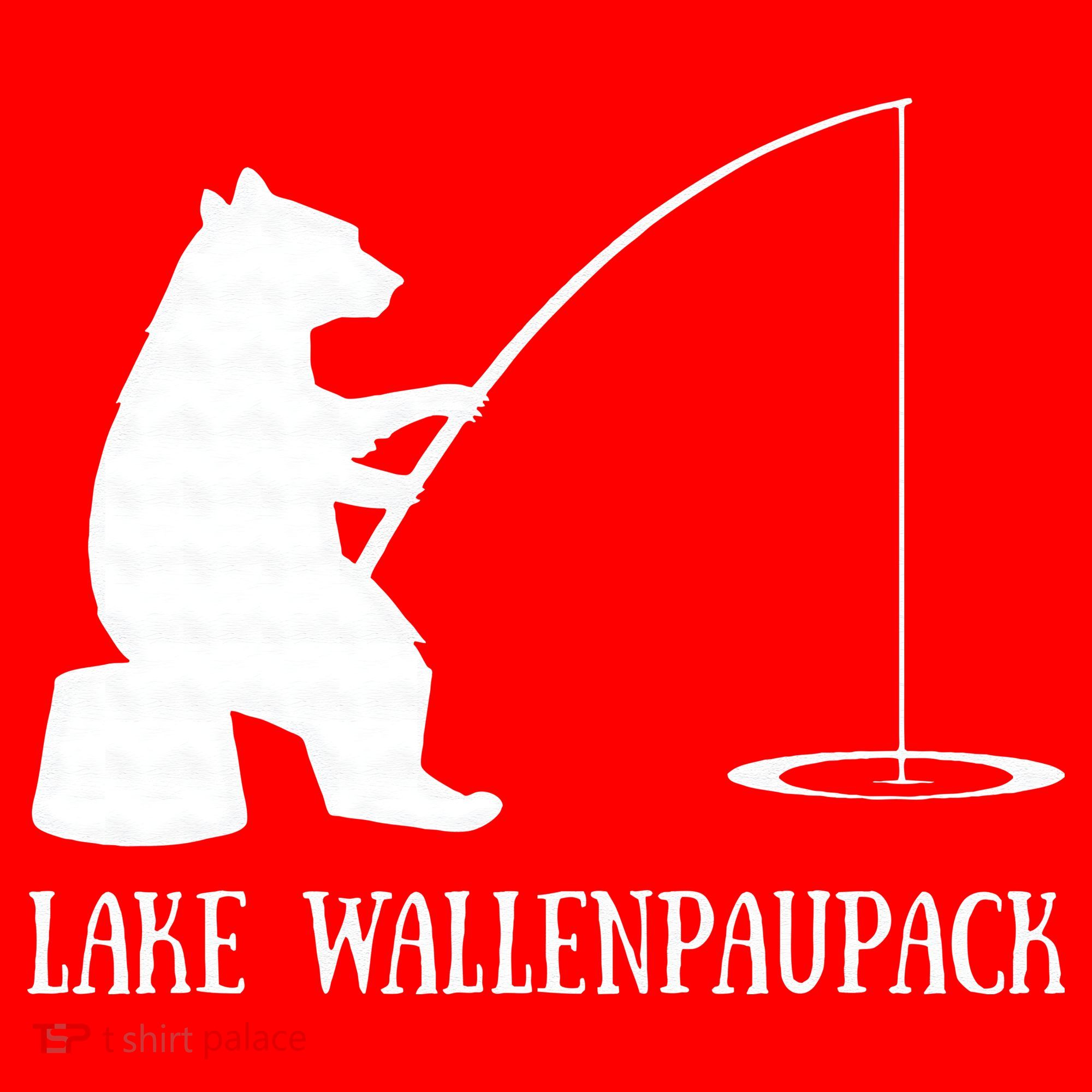 Lake Wallenpaupack Bear Fishing Pennsylvania Gift Santa Hat