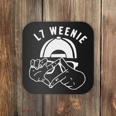 L7 Weenie Baseball Softball Season Coaster