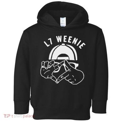 L7 Weenie Baseball Softball Season Toddler Hoodie