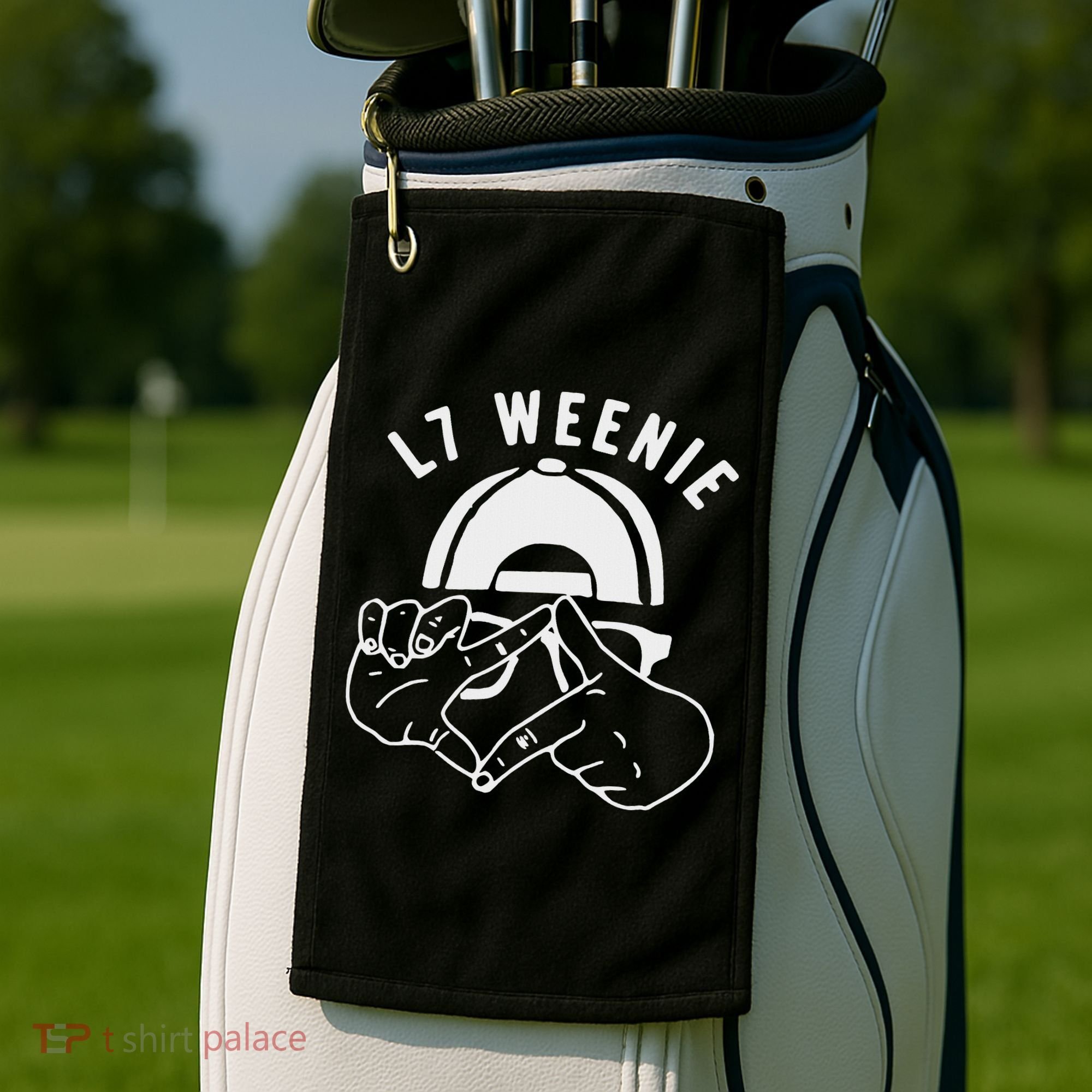 L7 Weenie Baseball Softball Season Golf Towel