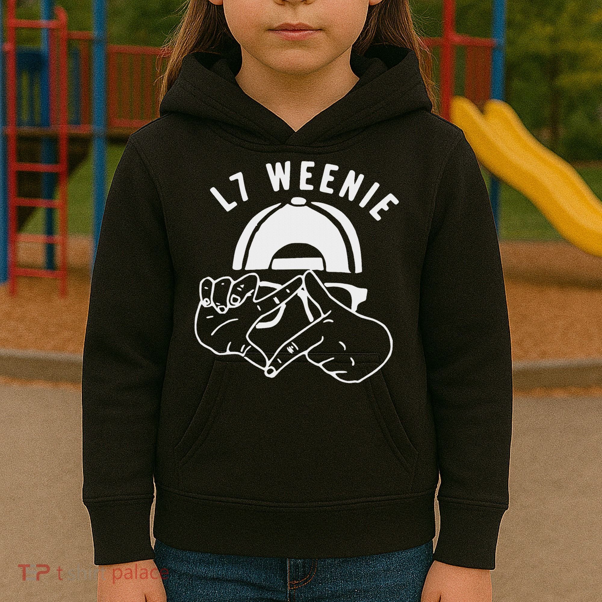 L7 Weenie Baseball Softball Season Kids Hoodie