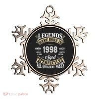 Legends Were Born In 1998 Aged Perfectly Birthday Ornament thumb 0