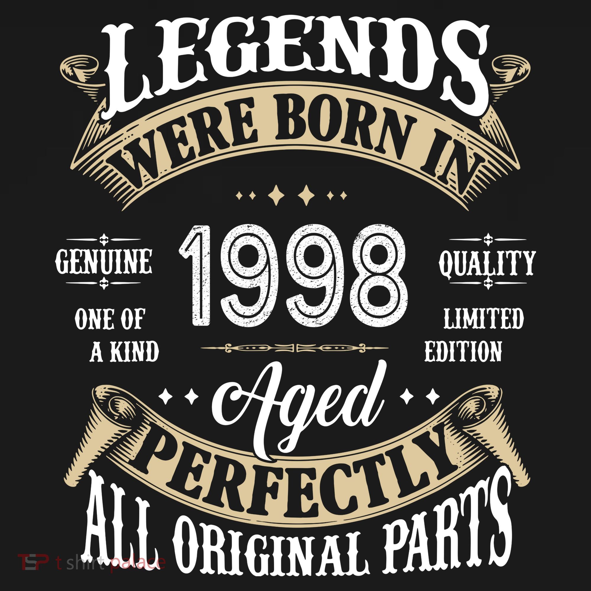 Legends Were Born In 1998 Aged Perfectly Birthday Ornament