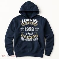Legends Were Born In 1998 Aged Perfectly Birthday Hoodie thumb 0