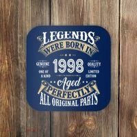 Legends Were Born In 1998 Aged Perfectly Birthday Coaster thumb 0
