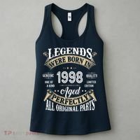 Legends Were Born In 1998 Aged Perfectly Birthday Women's Tank Top thumb 3