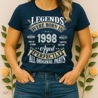 Legends Were Born In 1998 Aged Perfectly Birthday Women's T-Shirt thumb 2