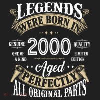 Legends Were Born In 2000 Aged Perfectly Birthday Tumbler thumb 3