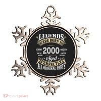 Legends Were Born In 2000 Aged Perfectly Birthday Ornament thumb 0