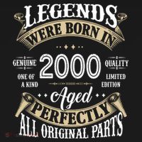 Legends Were Born In 2000 Aged Perfectly Birthday Ornament thumb 1