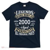 Legends Were Born In 2000 Aged Perfectly Birthday T-Shirt thumb 0