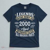 Legends Were Born In 2000 Aged Perfectly Birthday T-Shirt thumb 5