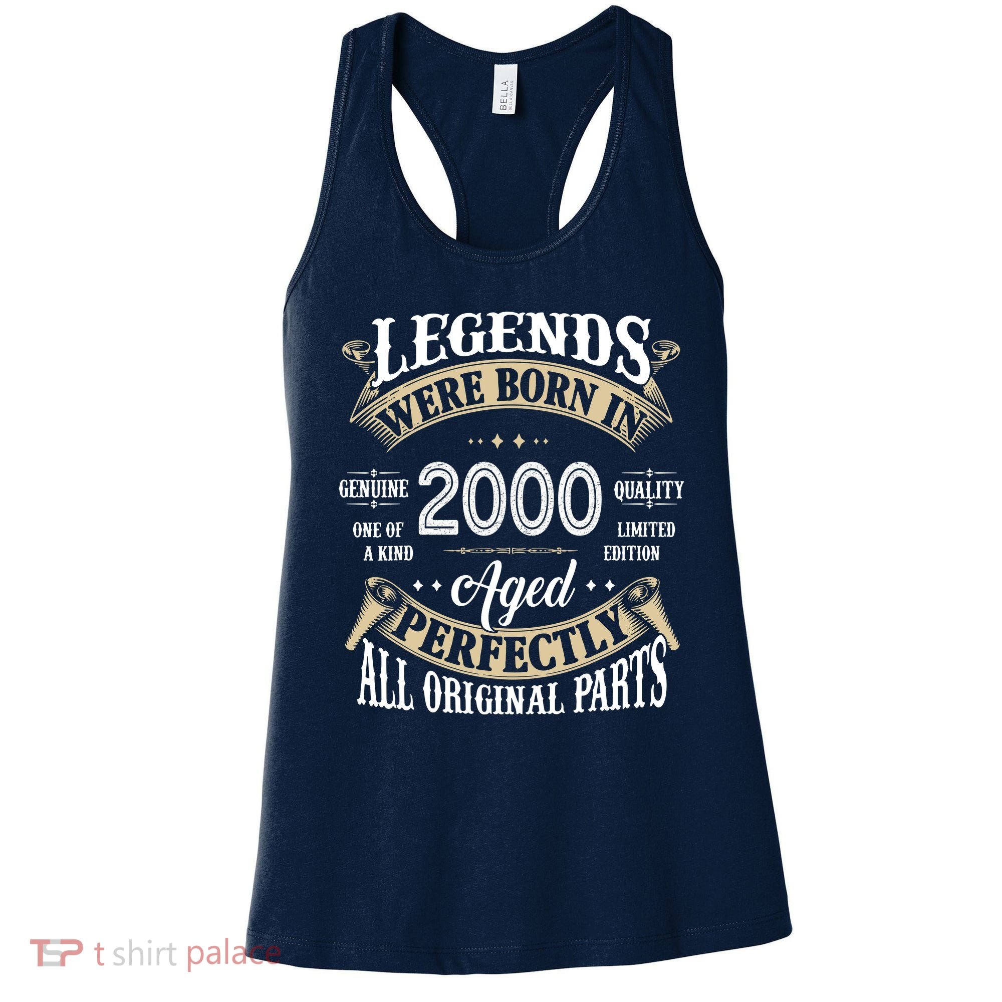 Legends Were Born In 2000 Aged Perfectly Birthday Women's Tank Top