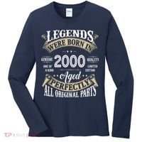 Legends Were Born In 2000 Aged Perfectly Birthday Women's Long Sleeve Shirt thumb 0