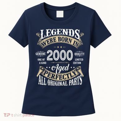 Legends Were Born In 2000 Aged Perfectly Birthday Women's T-Shirt