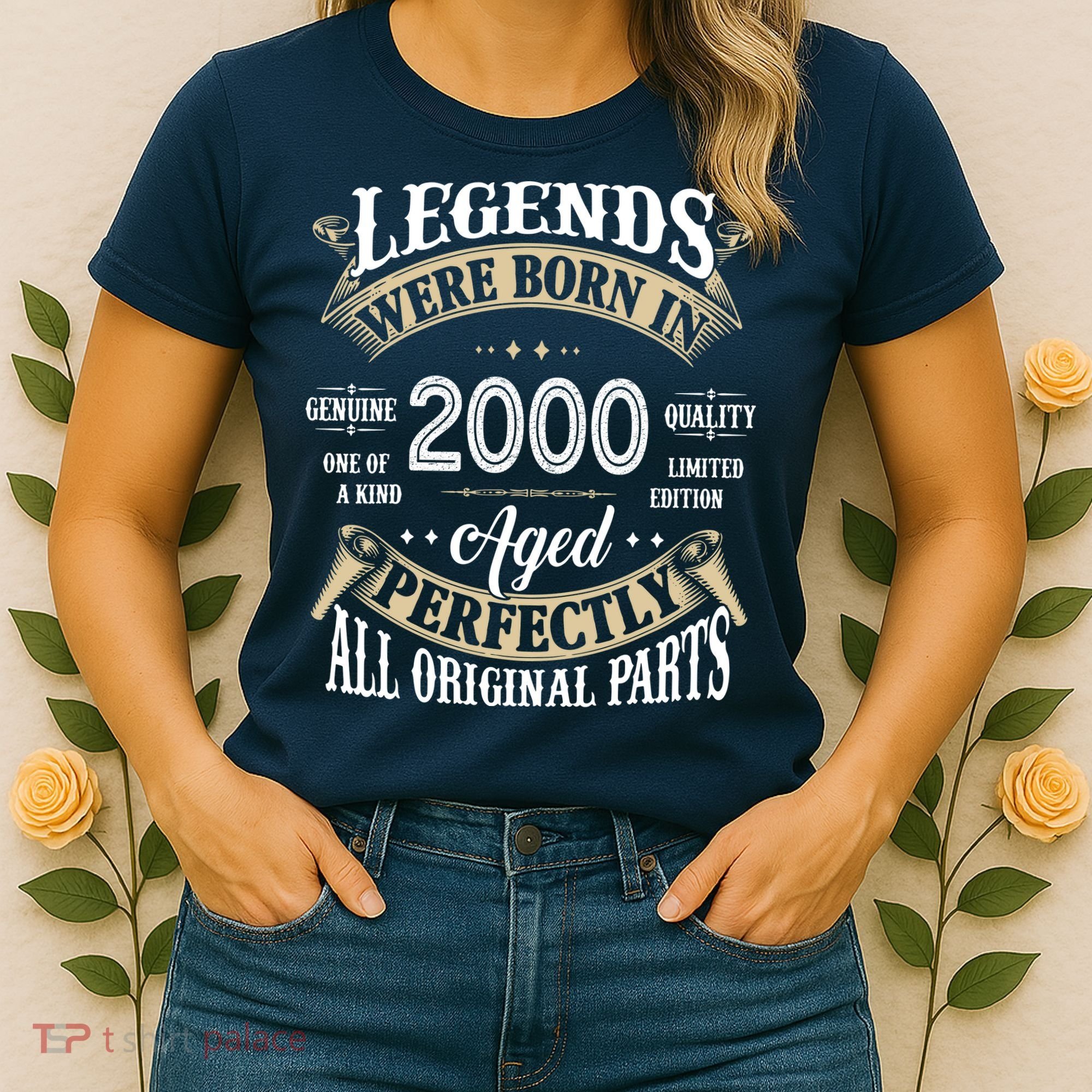 Legends Were Born In 2000 Aged Perfectly Birthday Women's T-Shirt