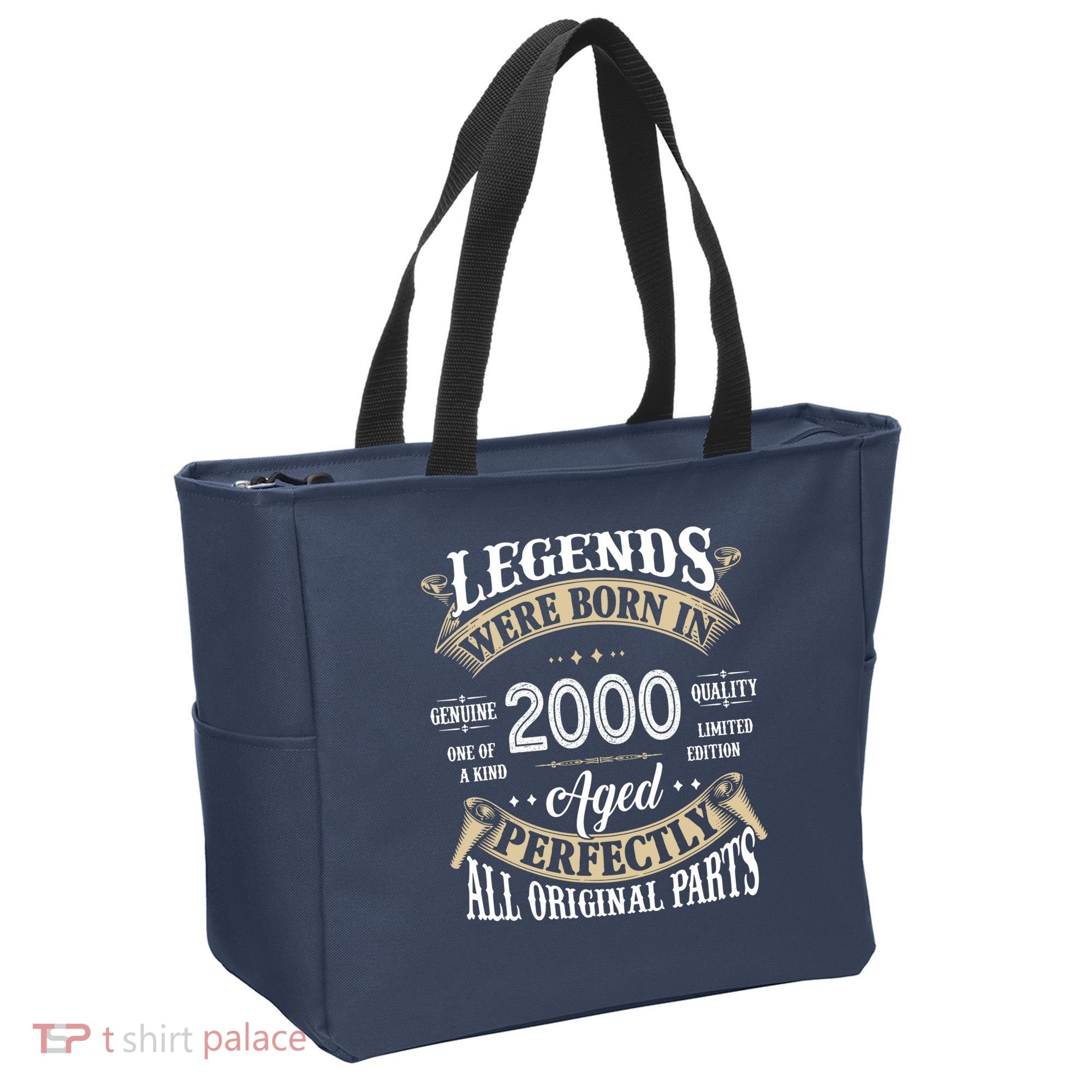 Legends Were Born In 2000 Aged Perfectly Birthday Tote Bag