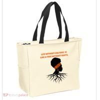 Life Without Culture Is Like A Tree Without Roots Tote Bag thumb 2