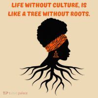 Life Without Culture Is Like A Tree Without Roots Tote Bag thumb 4