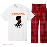 Life Without Culture Is Like A Tree Without Roots Pajama Set thumb 0