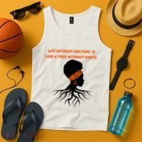 Life Without Culture Is Like A Tree Without Roots Tank Top thumb 4