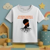 Life Without Culture Is Like A Tree Without Roots Toddler T-Shirt thumb 3