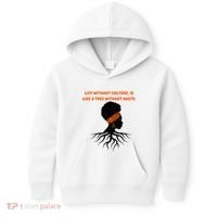 Life Without Culture Is Like A Tree Without Roots Kids Hoodie thumb 0