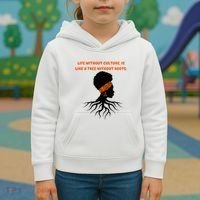 Life Without Culture Is Like A Tree Without Roots Kids Hoodie thumb 3