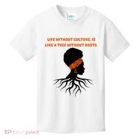 Life Without Culture Is Like A Tree Without Roots Kids T-Shirt thumb 0