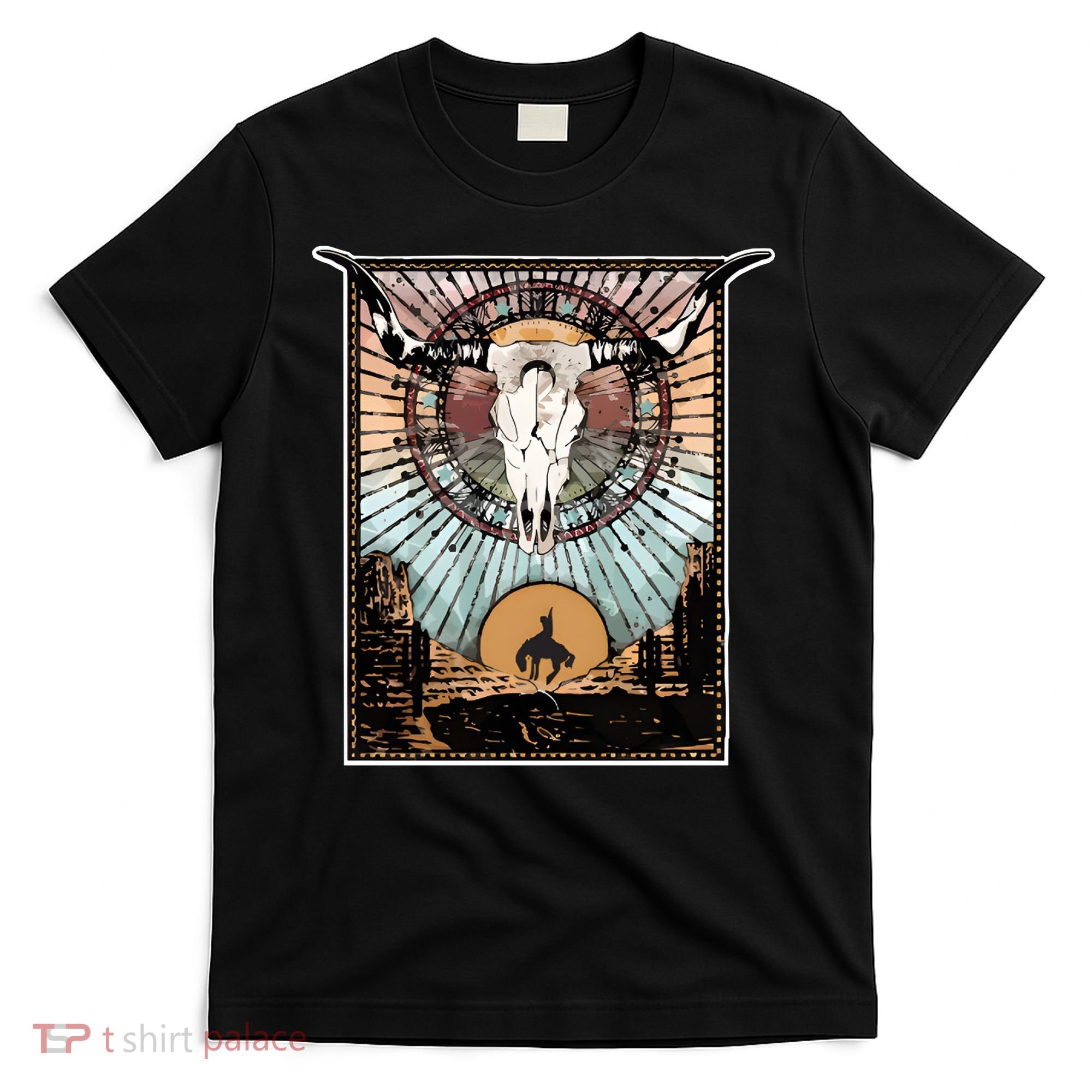 Longhorn Western Country Sweater Western Aesthetic Wild T-Shirt