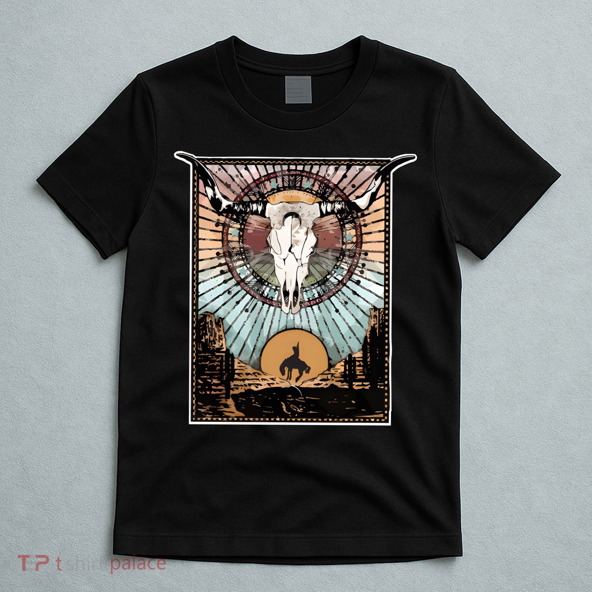 Longhorn Western Country Sweater Western Aesthetic Wild T-Shirt