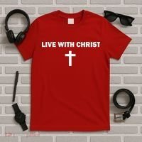 Live With Christ Faith Christian Believe In Jesus T-Shirt thumb 5