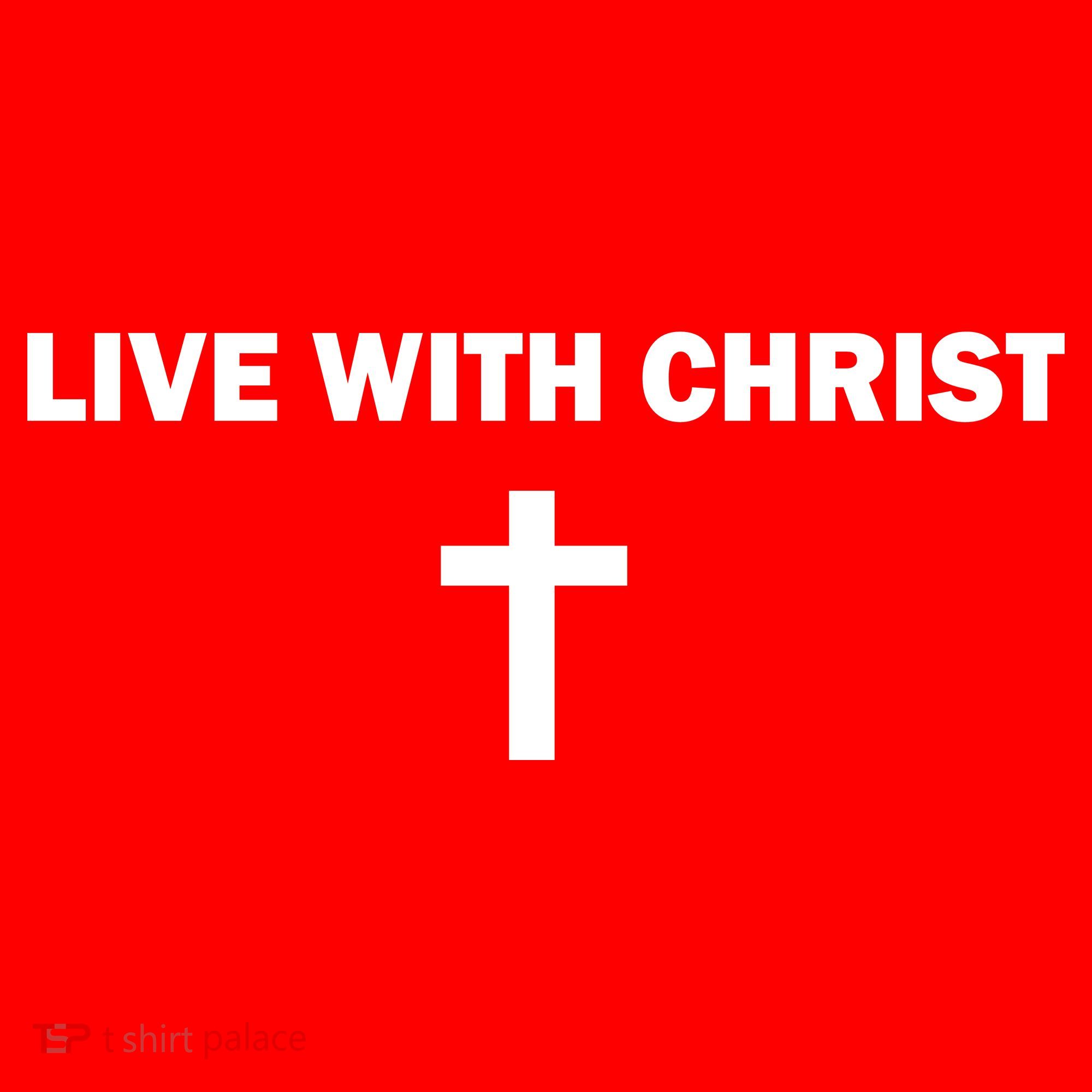 Live With Christ Faith Christian Believe In Jesus Mousepad