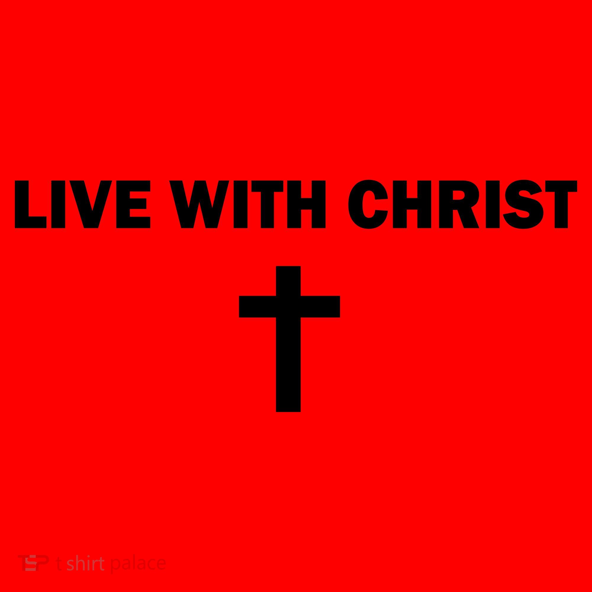 Live With Christ Faith Christian Believe In Jesus Santa Hat