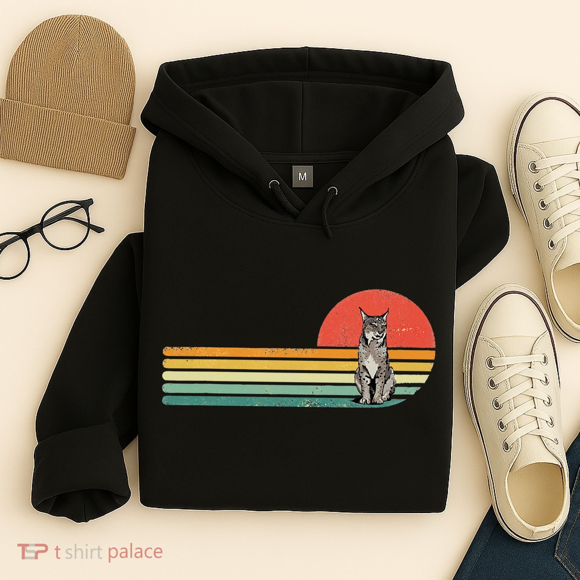 Lynx Wild Cat Bobcat Zoo Animal Lynx Lover Hoodie