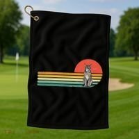 Lynx Wild Cat Bobcat Zoo Animal Lynx Lover Golf Towel thumb 1