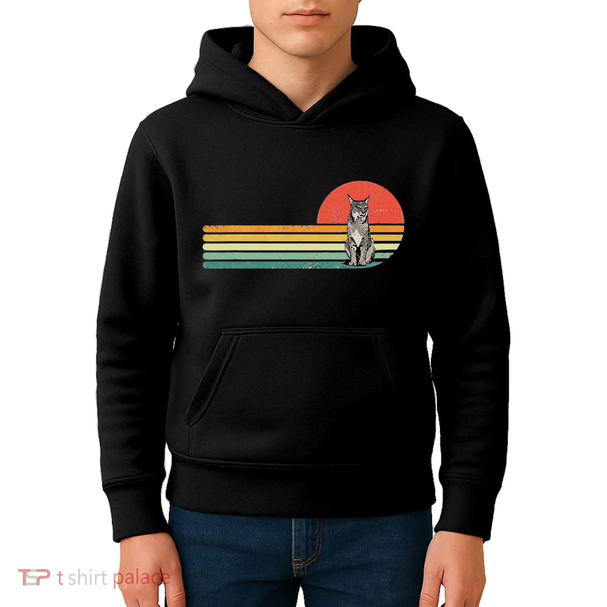 Lynx Wild Cat Bobcat Zoo Animal Lynx Lover Kids Hoodie