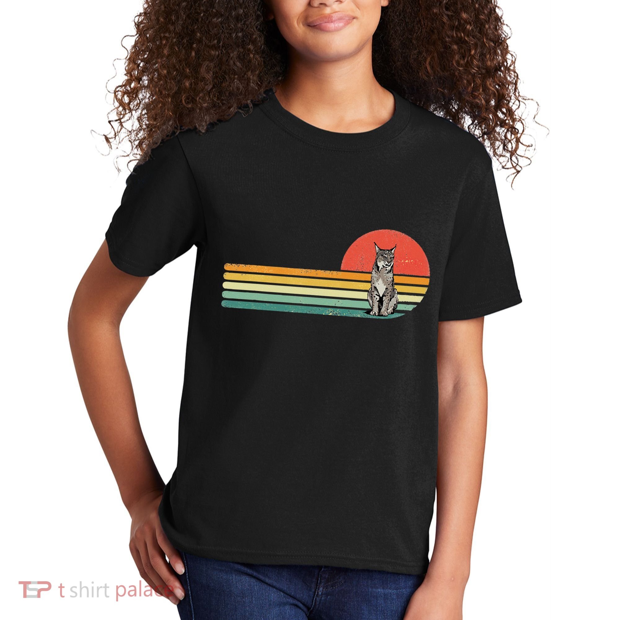 Lynx Wild Cat Bobcat Zoo Animal Lynx Lover Kids T-Shirt