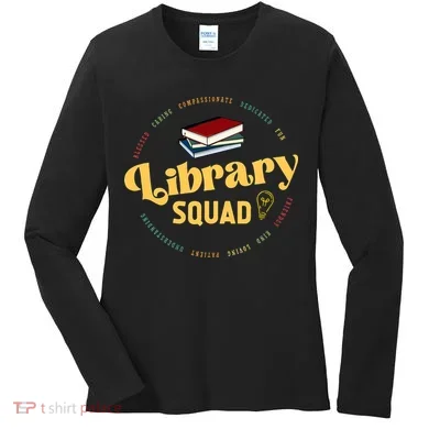 Library Worker Designs Library Squad Women's Long Sleeve Shirt
