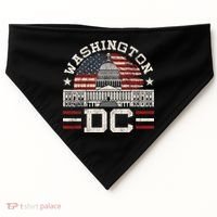 Love Washington Dc Usa USA-Made Doggie Bandana thumb 0
