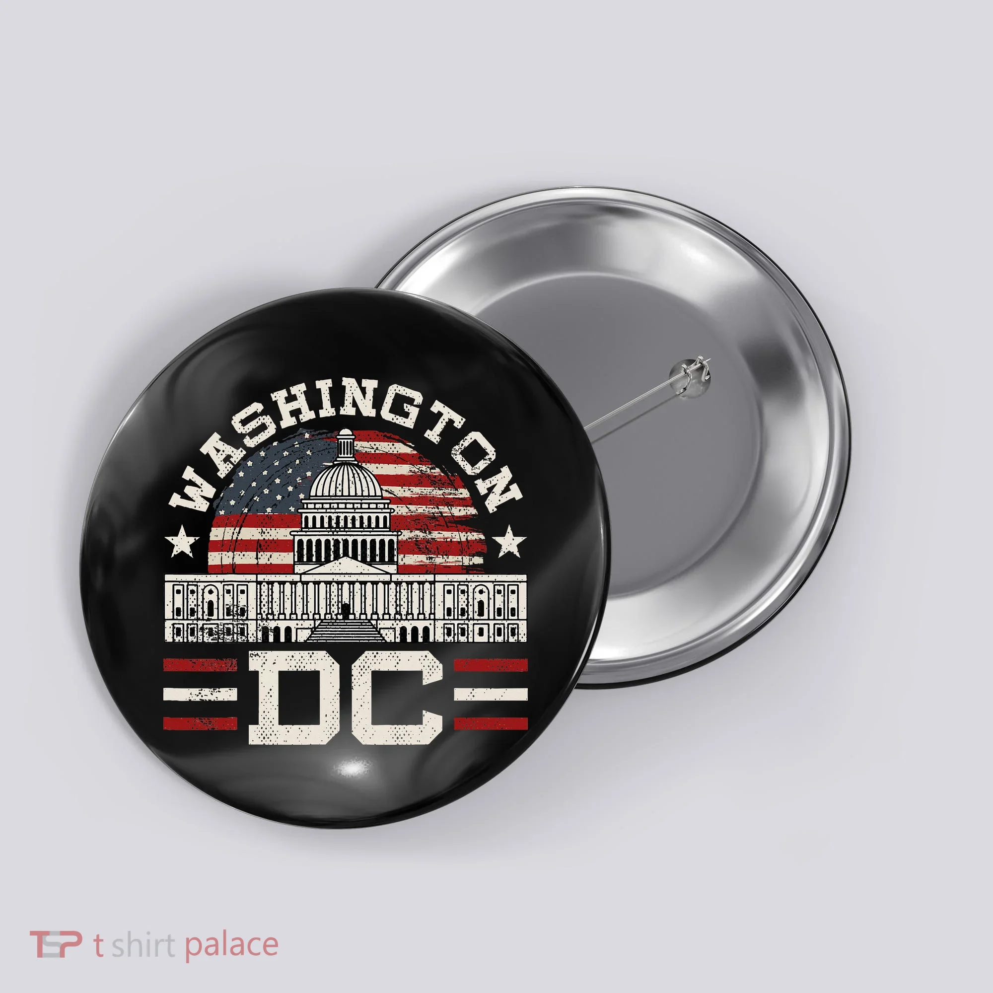 Love Washington Dc Usa Button