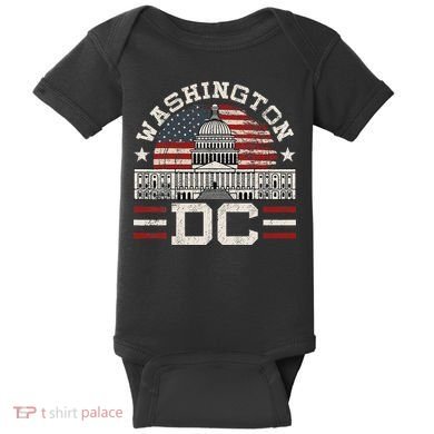 Love Washington Dc Usa Baby Bodysuit