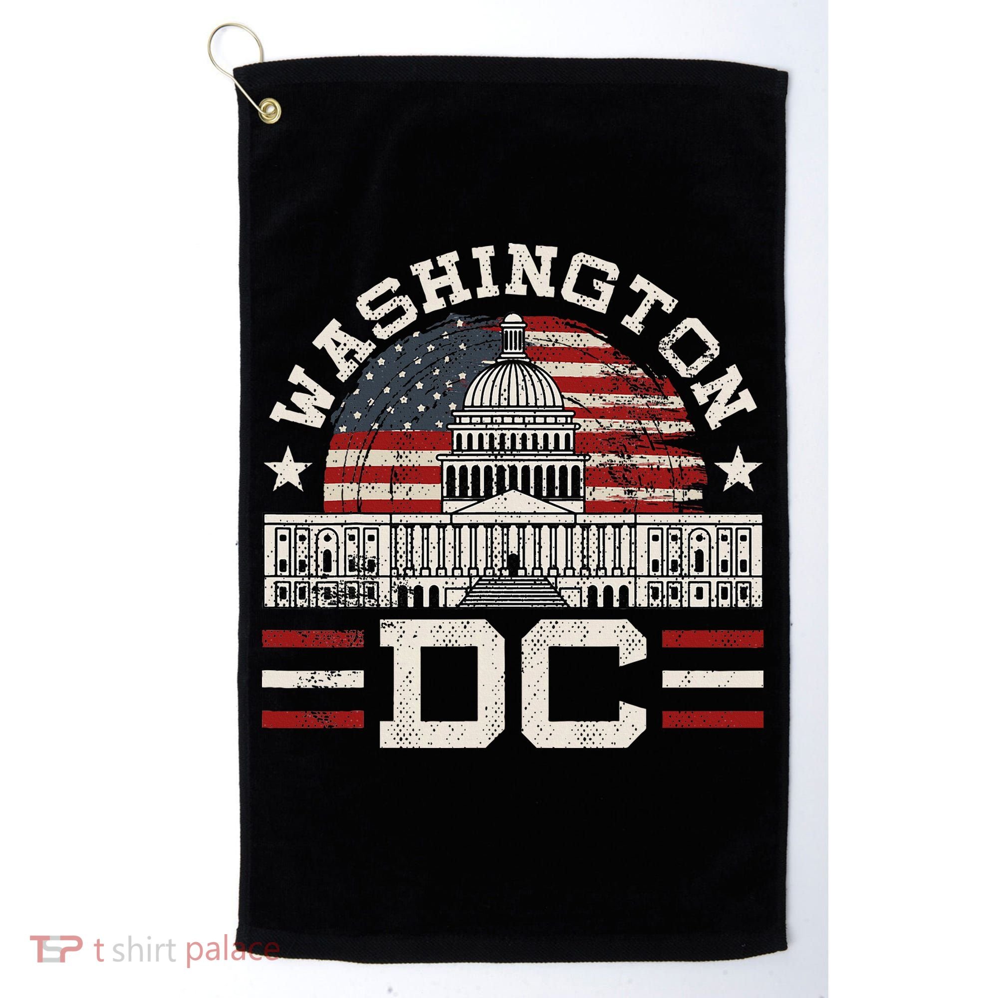 Love Washington Dc Usa Golf Towel