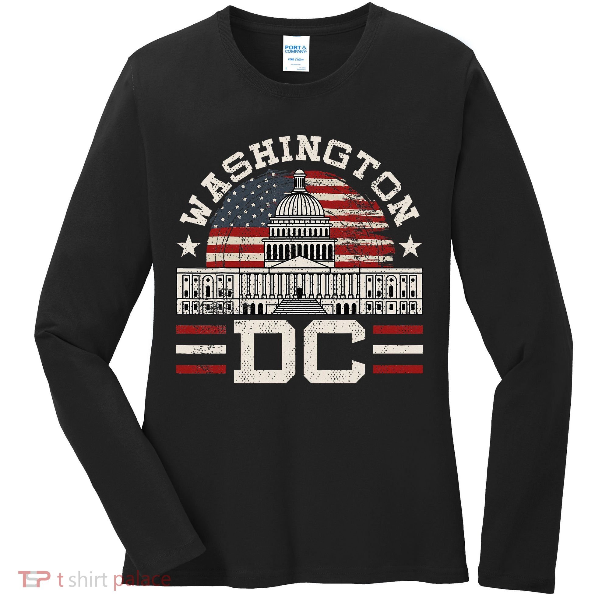 Love Washington Dc Usa Women's Long Sleeve Shirt