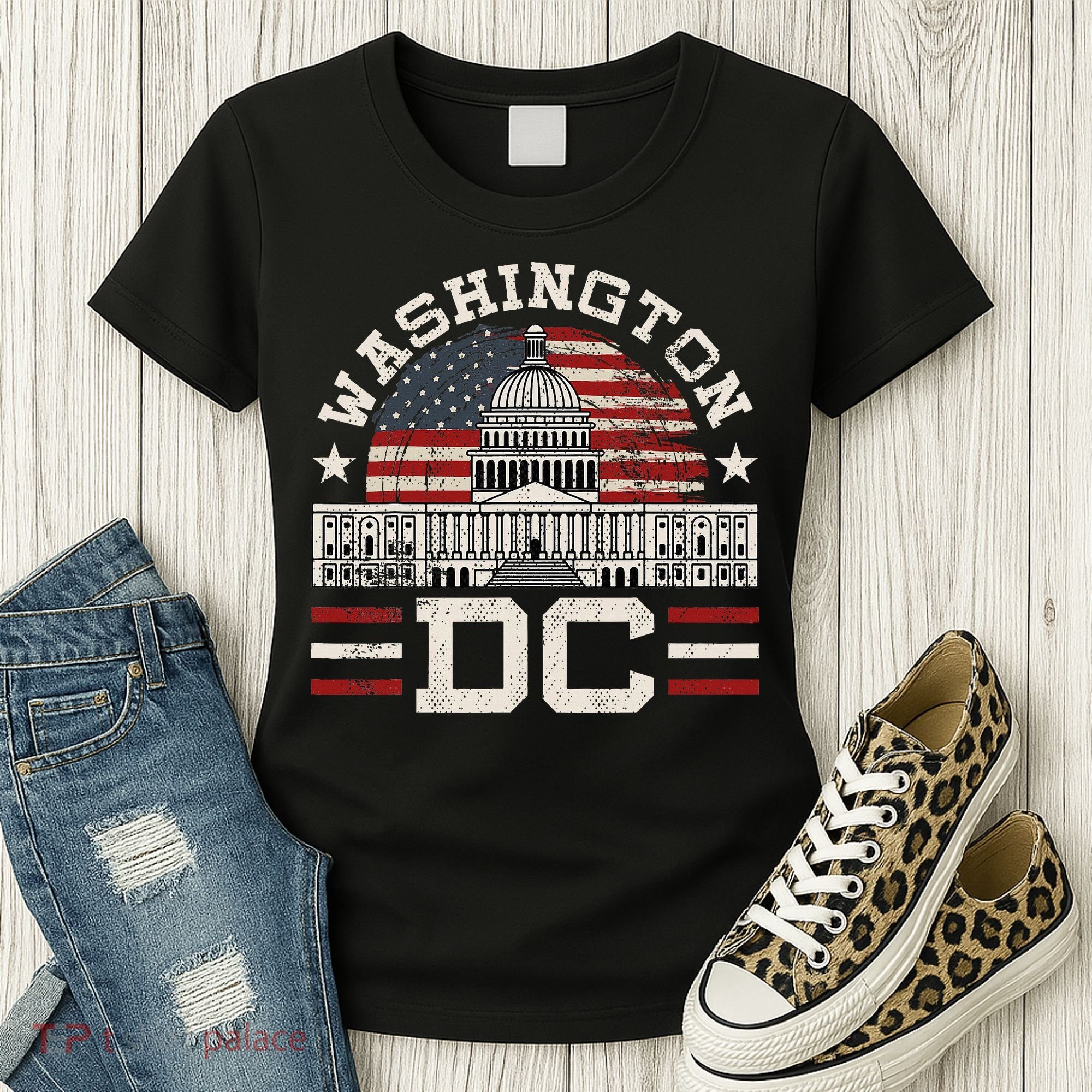 Love Washington Dc Usa Women's T-Shirt
