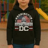 Love Washington Dc Usa Kids Hoodie thumb 3
