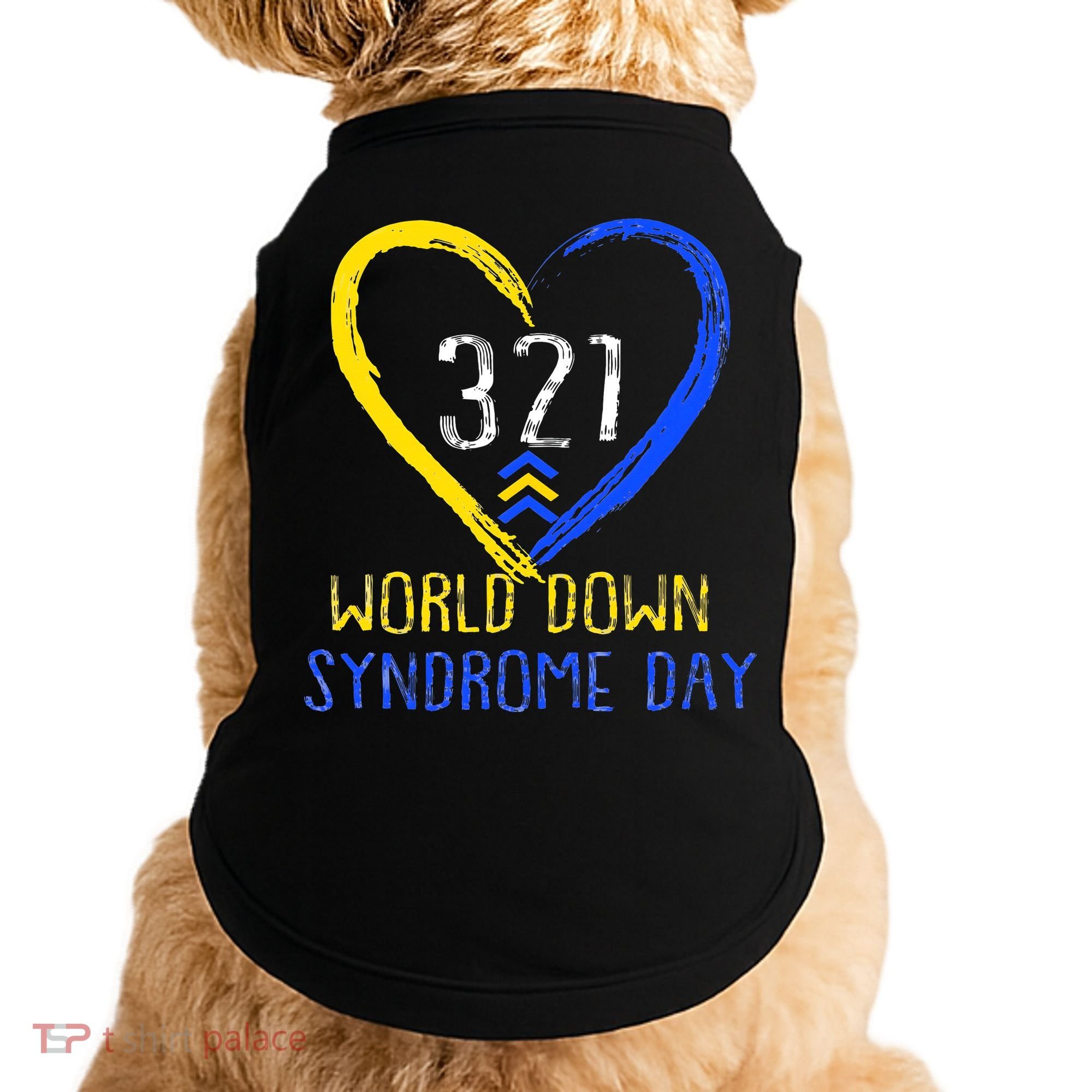 Love World Down Syndrome Awareness Day Love Doggie Tank