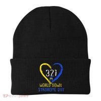 Love World Down Syndrome Awareness Day Love Beanie thumb 0