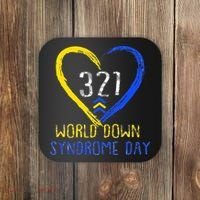 Love World Down Syndrome Awareness Day Love Coaster thumb 0