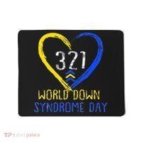 Love World Down Syndrome Awareness Day Love Mousepad thumb 0